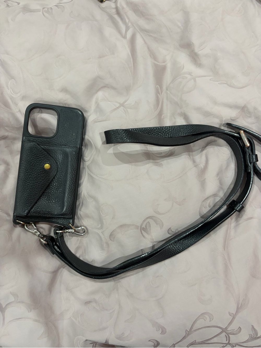 Bandolier IPhone 13, 14, 15, & 16 Case Crossbody Leather with Strap